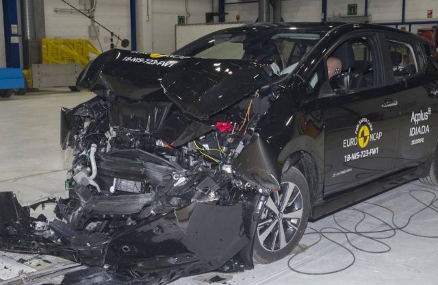 Öt csillagot kapott a Nissan Leaf az új törésteszten