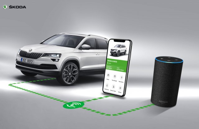 Alexa beköltözik a Skodákba, és három nyelven beszél!