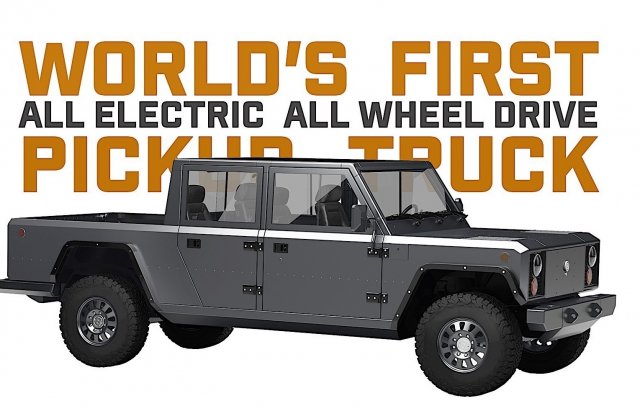 Elkészült a Bollinger második modellje, egy pickup