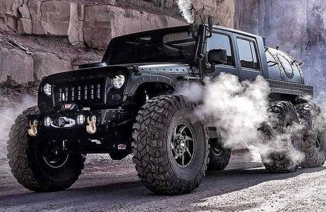 Eladó a világ egyetlen gőzhajtású Jeep Wranglere
