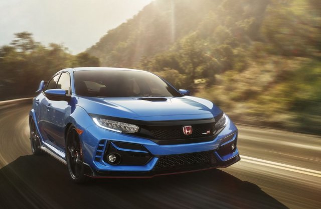 BKV kék színt kapott a friss Honda Civic Type R