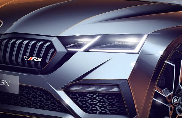 Hivatalos skicceken az új Skoda Octavia RS