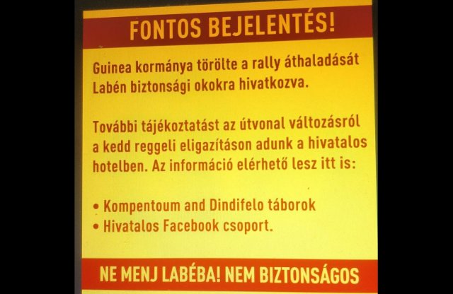 Budapest-Bamako: véres tüntetések miatt módosítják az útvonalat