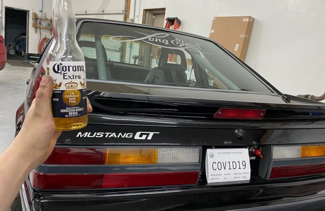 Koronavírust rendszámtáblának? Van, aki bevállalta