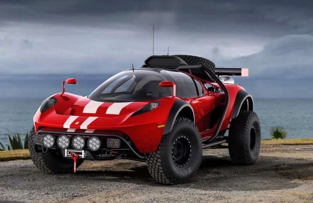 Terepjáró és sportautó egyben. Vajon csak viccel a Scuderia?
