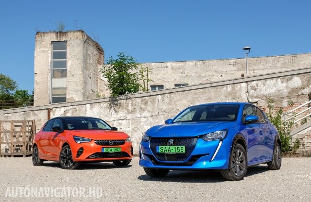 Mint két különböző tojás – Opel Corsa-e, Peugeot e-208
