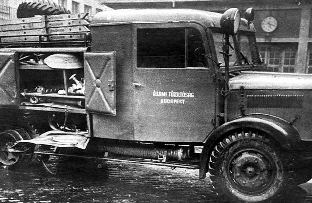 Budapesti tűzoltók vonulása 1920-ból!