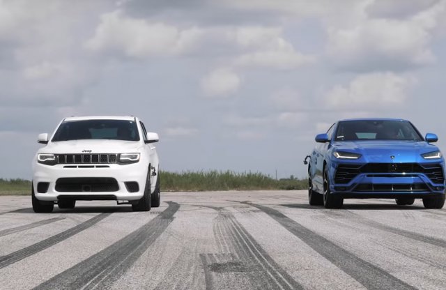 Lamborghini Urus vs. Jeep Cherokee Trackhawk. Melyik a gyorsabb?