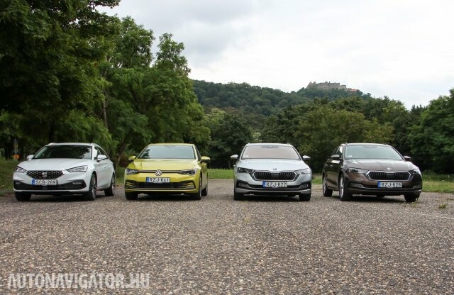 Villámpróbán az új Volkswagen Golf és testvérmodelljei