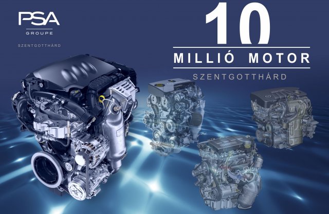 Elkészült a tízmilliomodik motor Szentgotthárdon