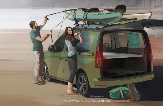 Új névvel érkezik VW Caddy friss kempingautó változata