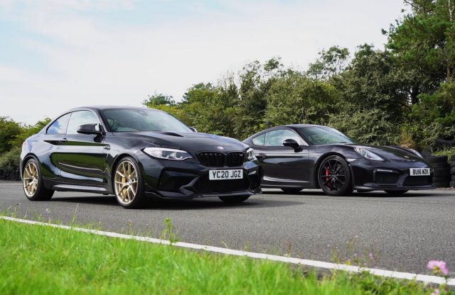 Tisztességes kézi váltós harc. BMW M2 CS vs. Cayman GT4