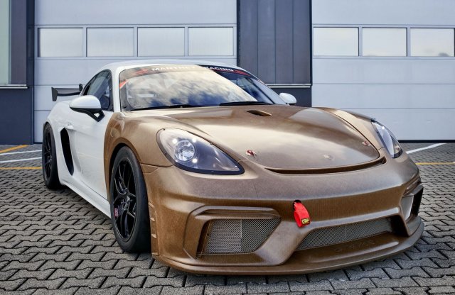 Növényi anyagokból készült ennek a Porschénak a karosszériája