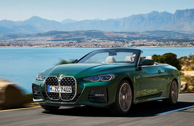 Lekapták a furcsa orrú BMW tetejét, itt a 4-es Cabrio!