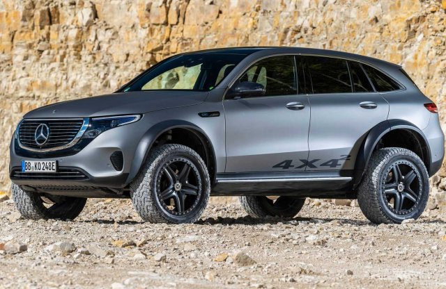 A havas hegyeken is bizonyított a portáltengelyes Mercedes EQC