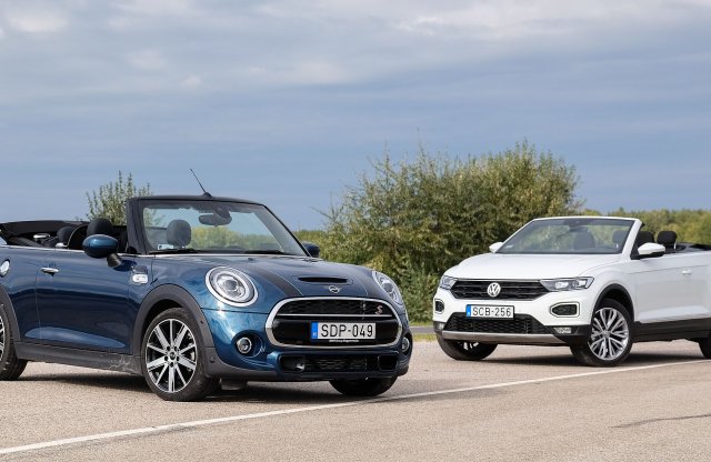 Nyáridézés - Mini Cooper S Sidewalk vs. VW T-Roc Cabriolet