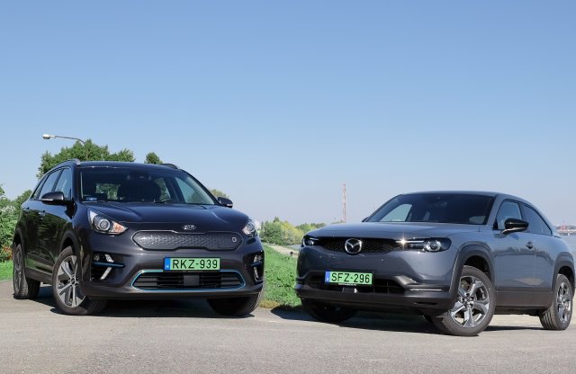 Divat a hatékonyság felett? Kia e-Niro vs. Mazda MX-30