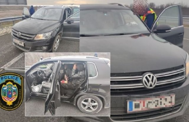 Tízszemélyes Volkswagen Tiguant fogtak a magyar rendőrök