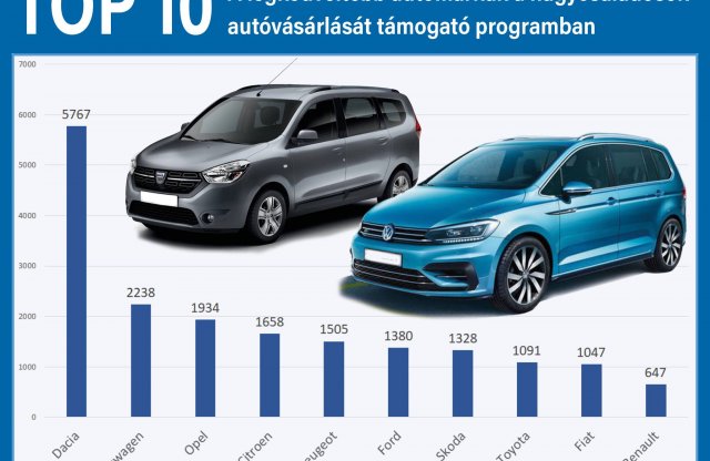 Ezeket  a márkákat vásárolták a magyar nagycsaládok támogatással