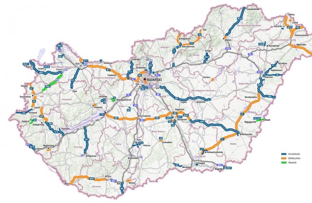 Megépül a Bicske és Esztergom közötti gyorsforgalmi út