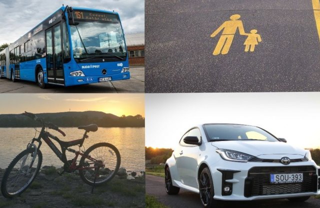 Mi a gyorsabb? Az autó, a bringa vagy a tömegközlekedés?
