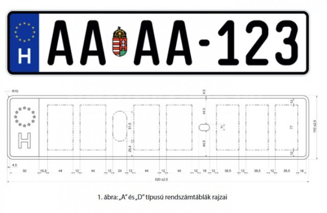 Hivatalos: már jövőre jönnek az új rendszámok