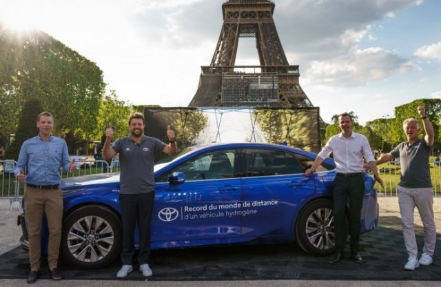 1000 kilométer felett a hidrogén üzemanyagcellás hatótávrekord!