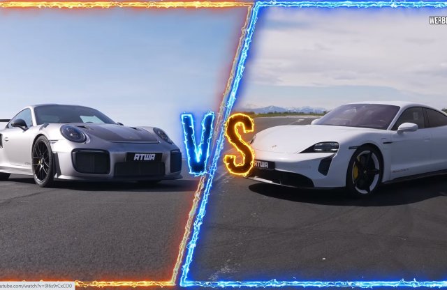 A GT2 RS vs. Taycan gyorsulási verseny izgalmasabb, mint hinnéd