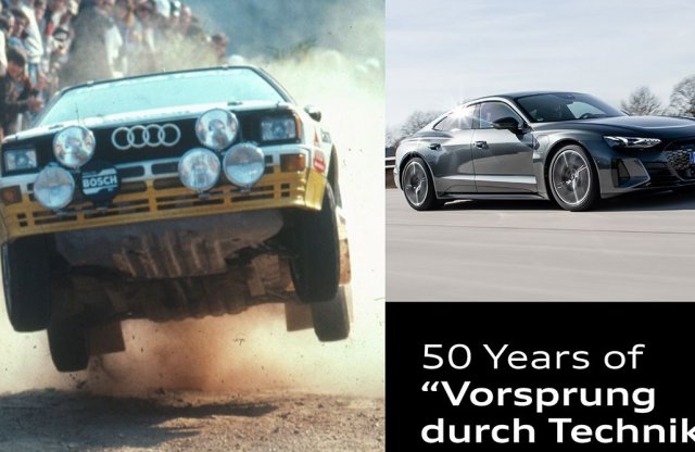 50 éve él az Audi a haladás technikája filozófia szerint