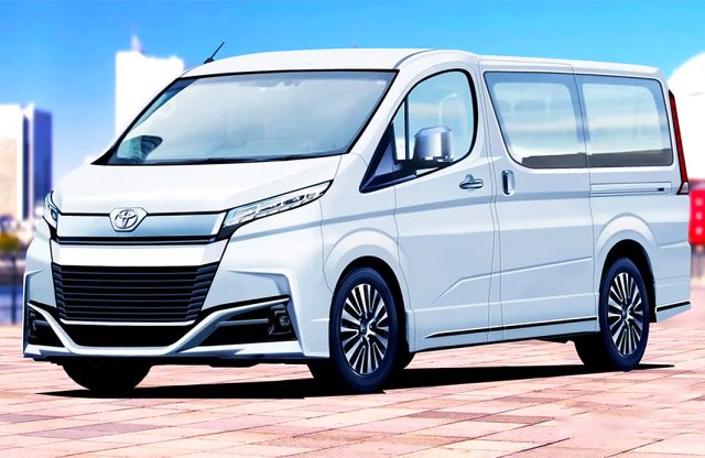 Jön az orrmotoros, konnektoros hibrid Hiace?