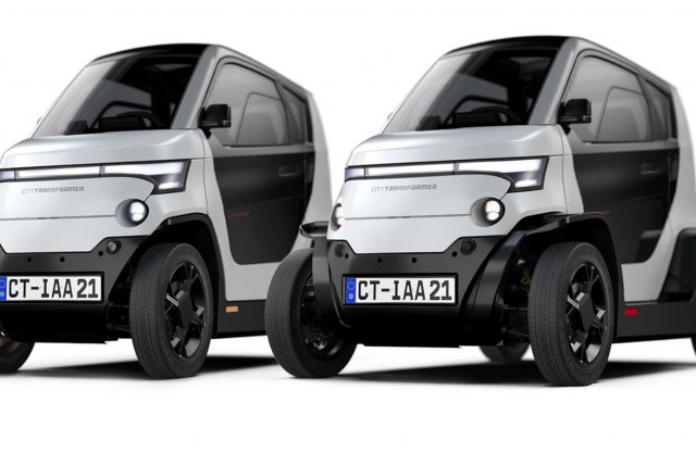 Igazi Transformers ez az apró villanyautó