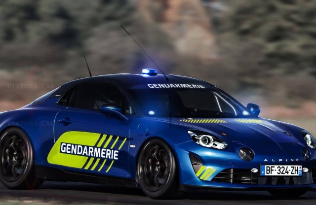 Visszatér az Alpine sportkocsikhoz a francia csendőrség