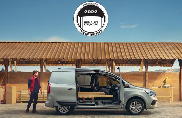 A dobozos Kangoo az Év Haszonjárműve!