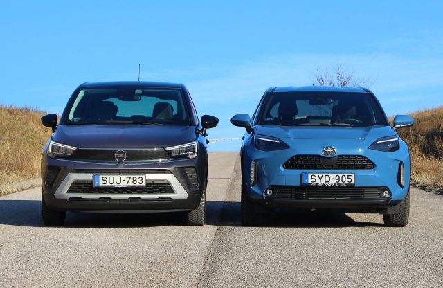 Kicsi Crossoverek csatája! Opel Crossland vs. Toyota Yaris Cross