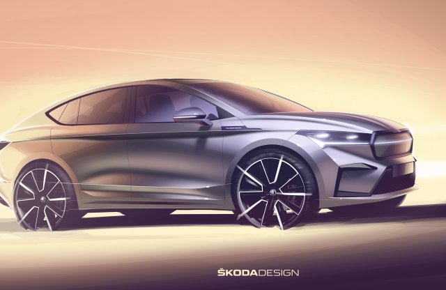 A Škoda megmutatta, hogy fog kinézni az Enyaq Coupé iV