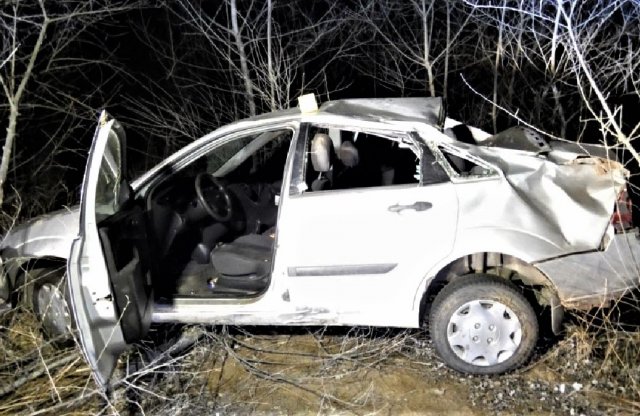 Az árokba borulva került elő a lopott Ford Focus