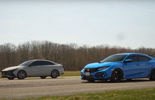 Egymás ellen a Hyundai Elantra N és a Honda Civic Type R!