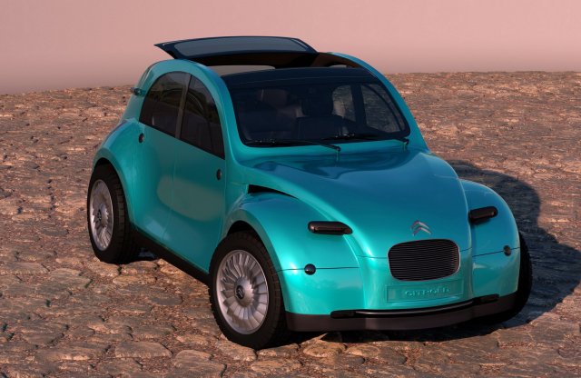 Elektromos crossoverként álmodták újra a Citroën Kacsát
