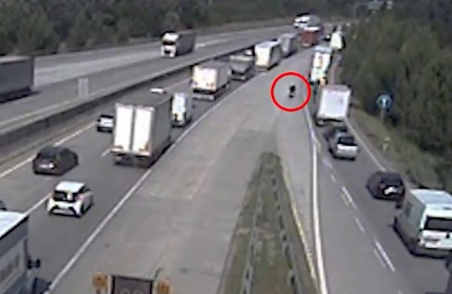 Újabb botrányos eset az M0 egyik csomópontjában, íme a videó!