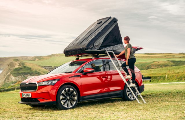 A Škoda Enyaq elektromos kempingautónak is tökéletes