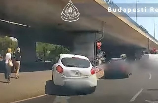 Autós üldözés volt a Rákóczi hídon!