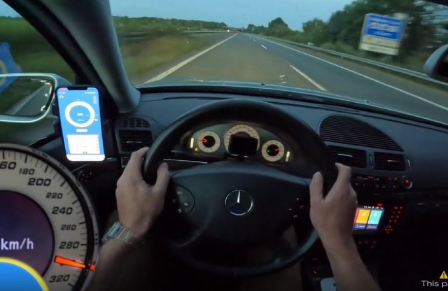Mutatjuk, mennyit bír a Mercedes E 55 AMG, ha kiütik a limitet