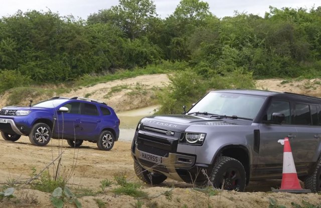 Mit tud a Dacia Duster a Land Rover Defender ellen terepen?