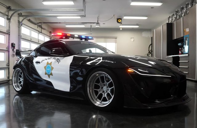 Álrendőrautót varázsoltak a Toyota GR Suprából