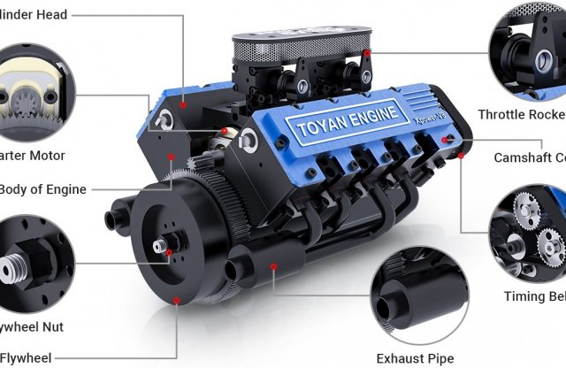 Tizenkétezret forog a V8-as, amit a könyvespolcra is kitehetsz
