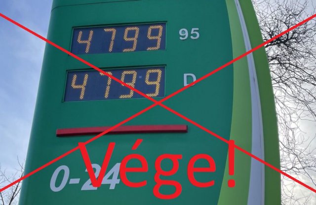 Kormányinfó: vége az üzemanyagok hatósági árának