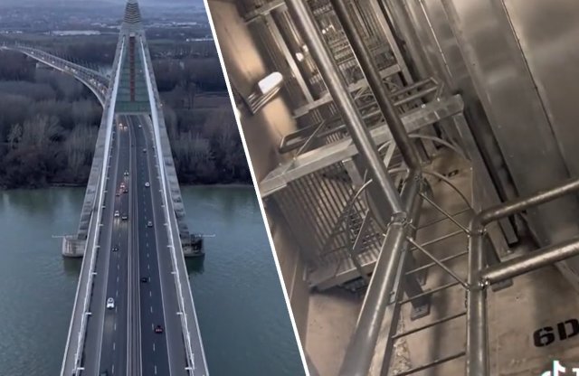 Így néz ki belülről a Megyeri híd!