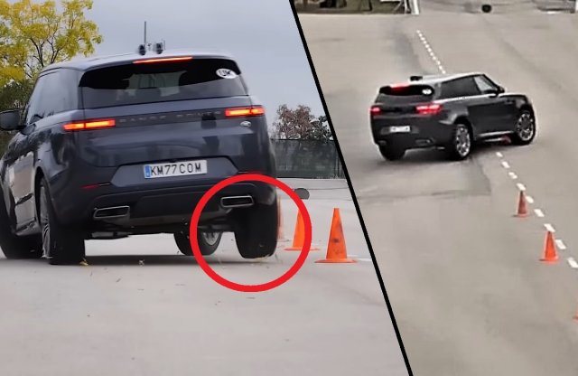 Kilinccsel előre bukott: Range Rover Sport jávorszarvas-teszt