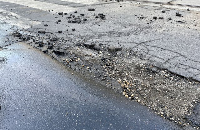 Így alakulnak ki télen a kátyúk