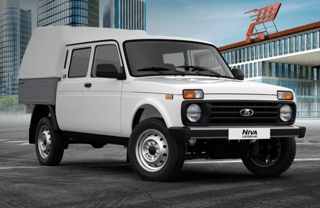 Az oroszok legújabb fejlesztése: íme a Lada Niva teherautó